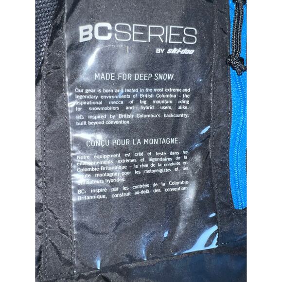 Ski-Doo Men's BC Kona+ Jacket waterproof snow ski coat Indigo Blue size XS NEW - Picture 8 of 12